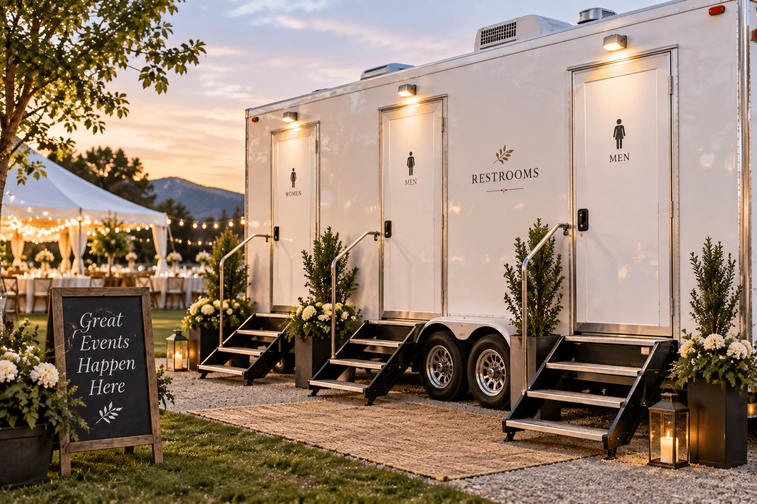 Restroom Trailer Rentals